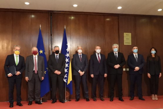 Članovi kolegija oba doma PSBiH razgovarali sa potpredsjednikom Evropske komisije i visokim predstavnikom EU za vanjske poslove i sigurnosnu politiku